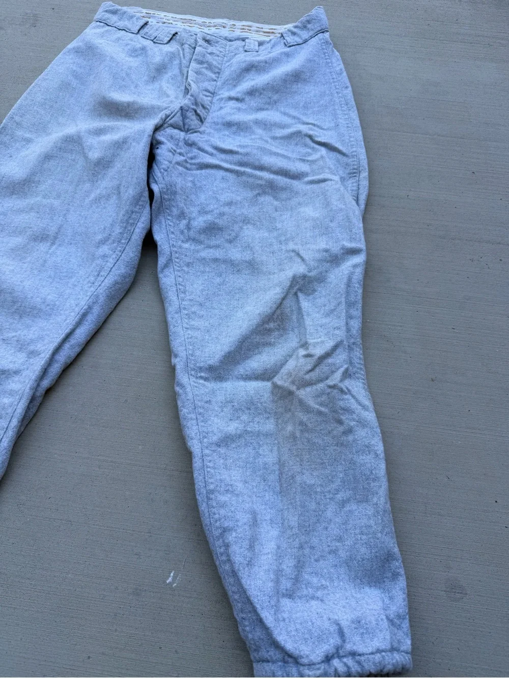 Vintage Wool Baseball Pants